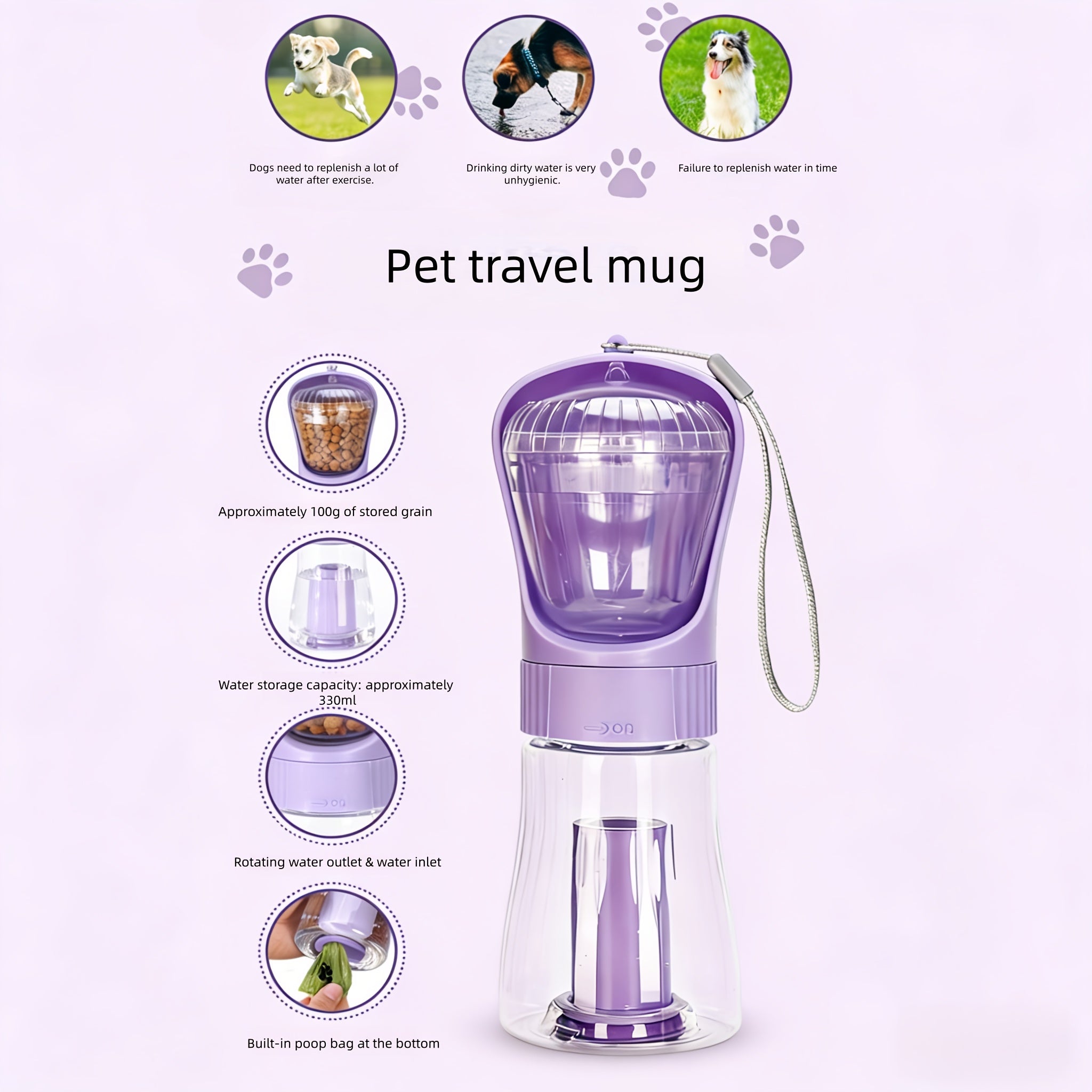 Botella EcoPaseo 3-en-1: El Paseo Perfecto